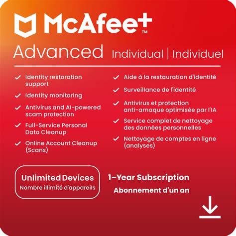 mcafee+™ advanced - individual|McAfee Advanced Individual ID Theft Coverage & Internet .